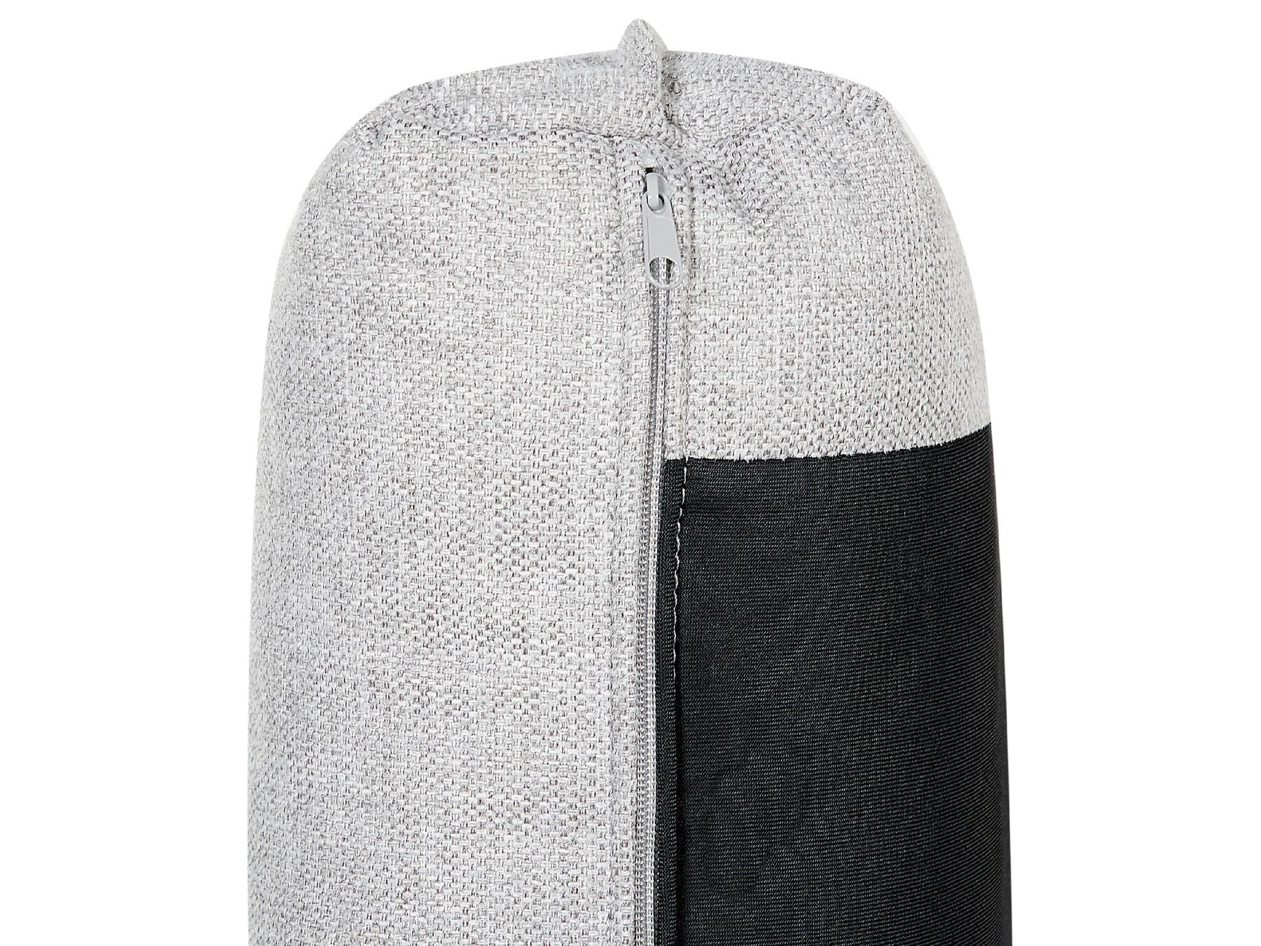 Left Hand Linen Corner Sofa Light Grey ELGA