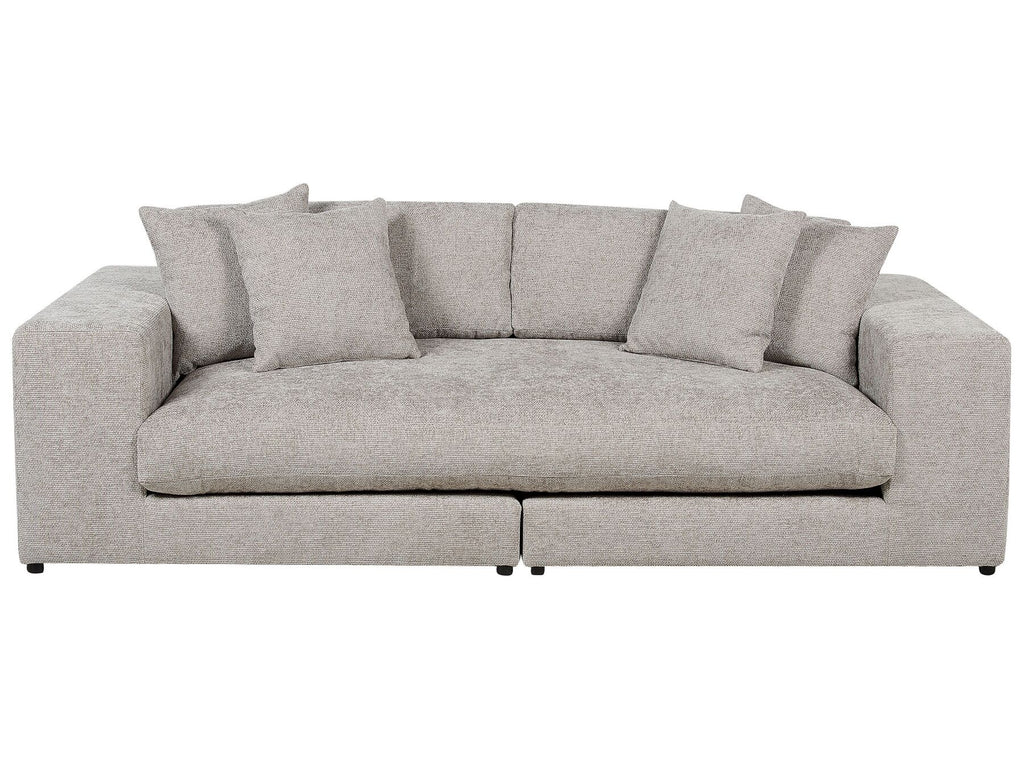 3 Seater Sofa Taupe GLORVIKA