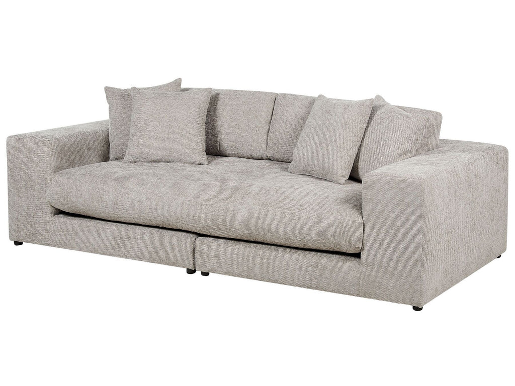 3 Seater Sofa Taupe GLORVIKA