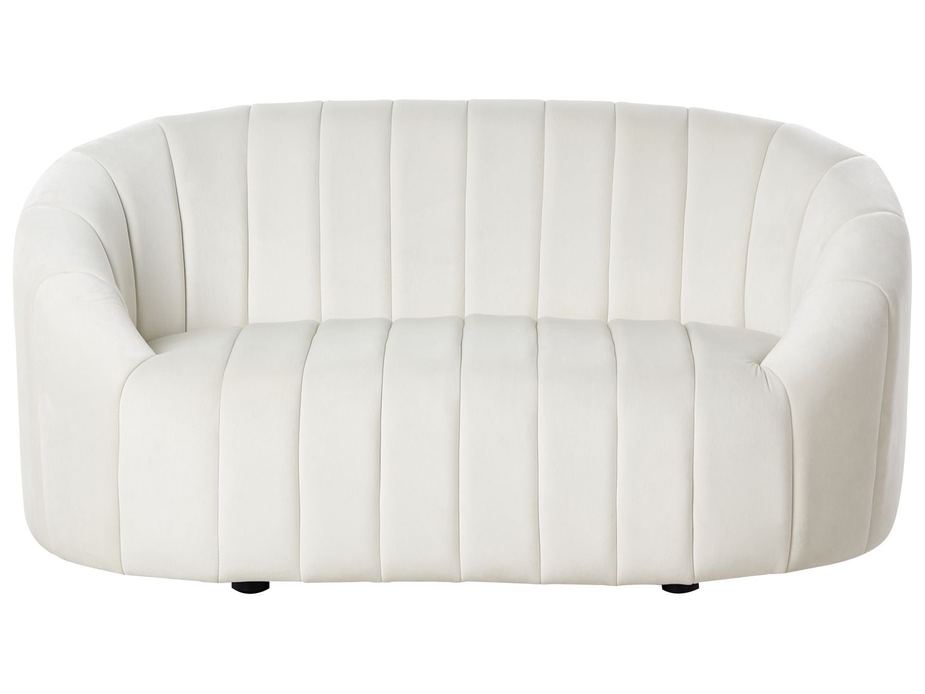 2 Seater Velvet Sofa Off-White MALUNG