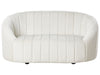 2 Seater Velvet Sofa Off-White