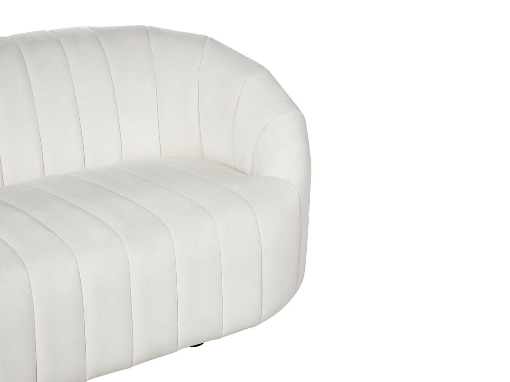 2 Seater Velvet Sofa Off-White MALUNG