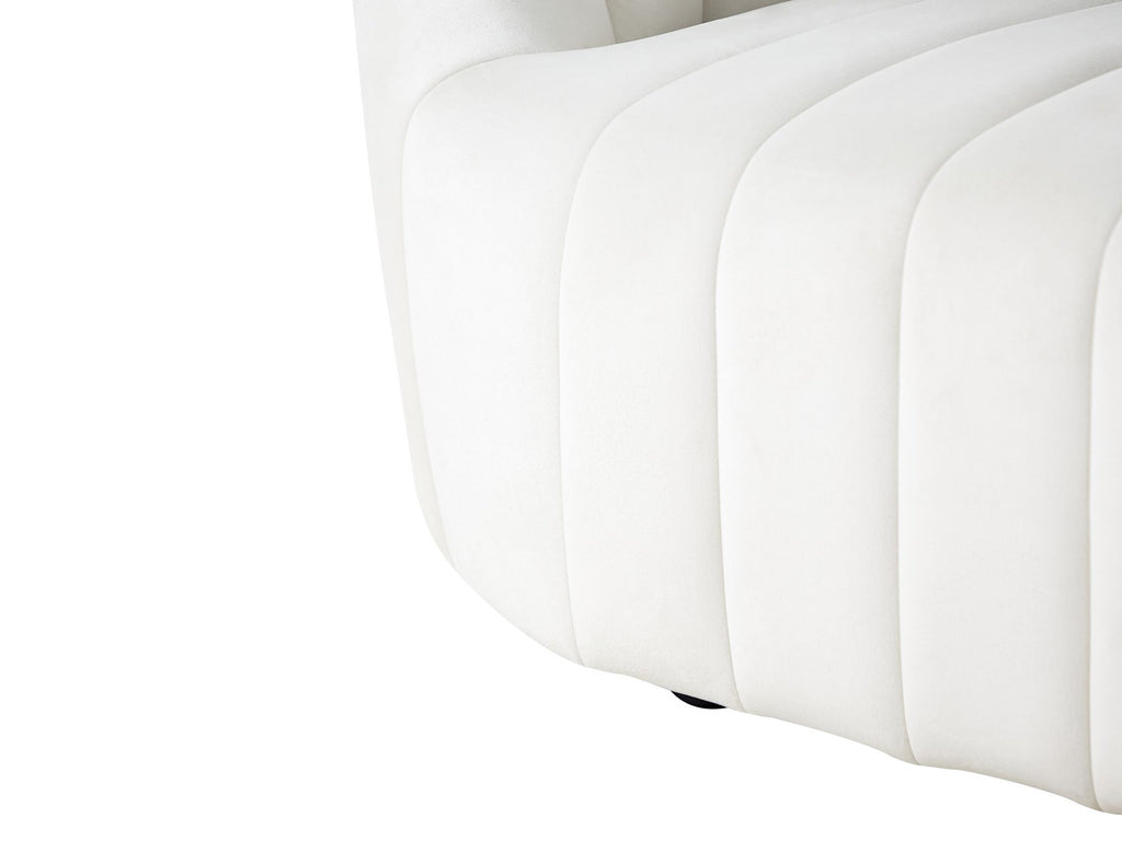 2 Seater Velvet Sofa Off-White MALUNG