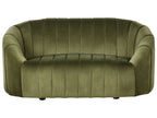 2 Seater Velvet Sofa Dark Green MALUNG