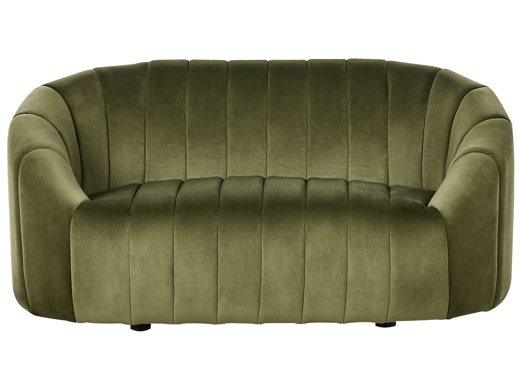 2 Seater Velvet Sofa Dark Green MALUNG