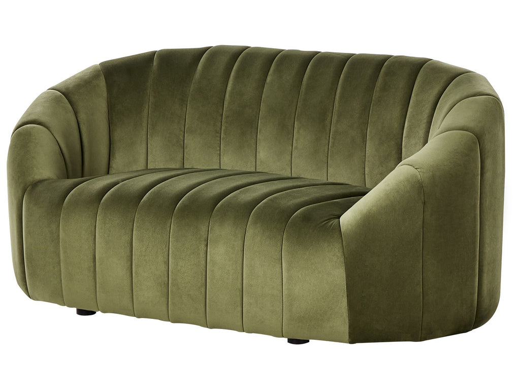 2 Seater Velvet Sofa Dark Green MALUNG