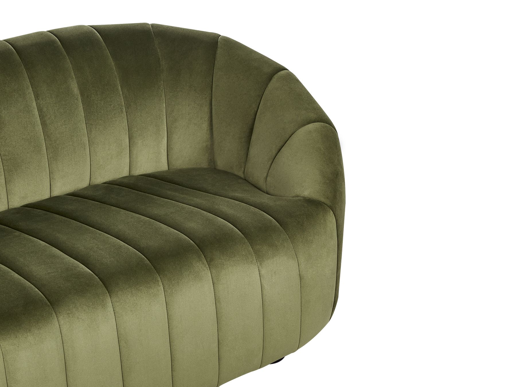 2 Seater Velvet Sofa Dark Green MALUNG
