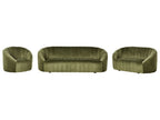 2 Seater Velvet Sofa Dark Green MALUNG