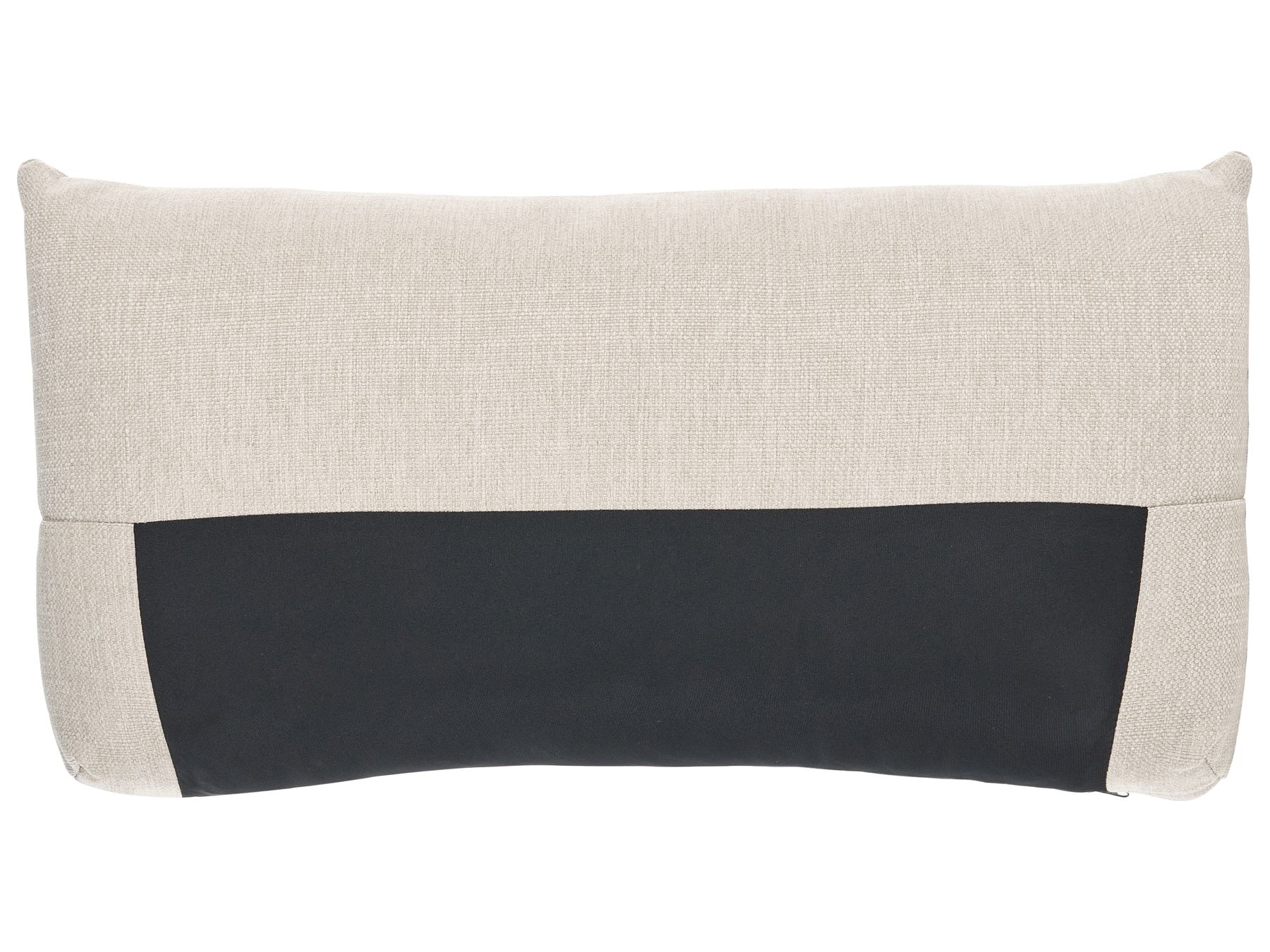 3 Seater Fabric Sofa Light Beige LUVOS