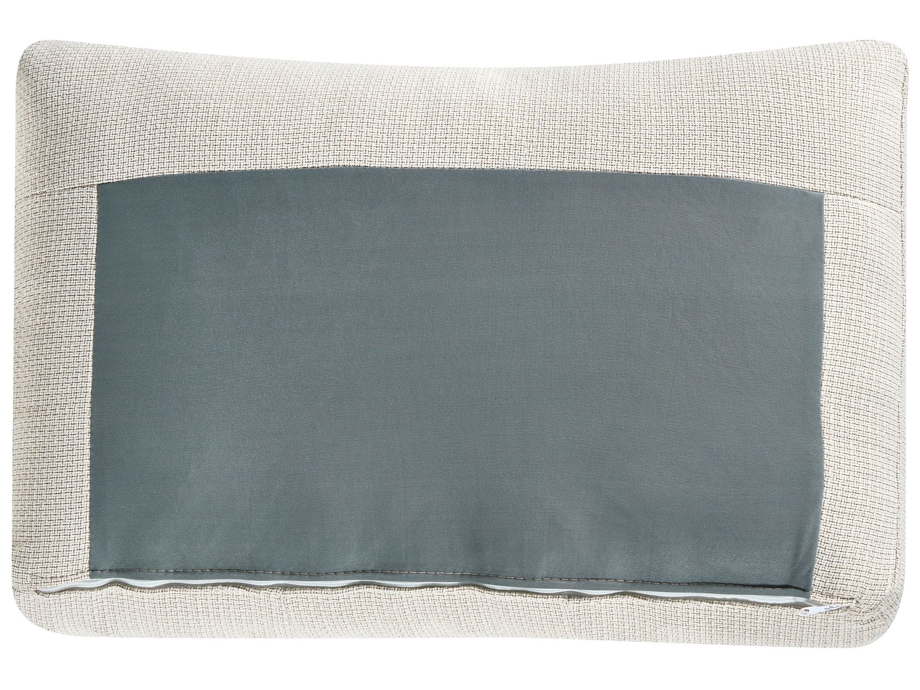 Sofa Bed SIRO Fabric Light Beige with Storage 3 Seater Left Hand