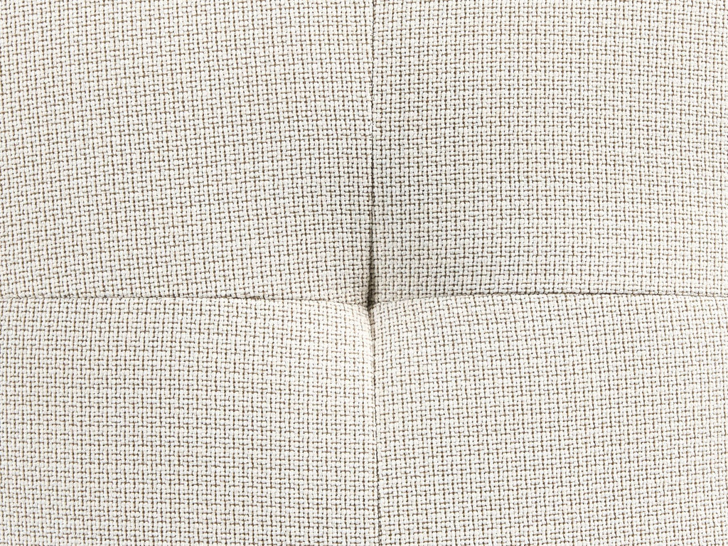 Sofa Bed SIRO Fabric Light Beige with Storage 3 Seater Left Hand