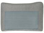 Sofa Bed SIRO Fabric Grey with Storage 3 Seater Left Hand