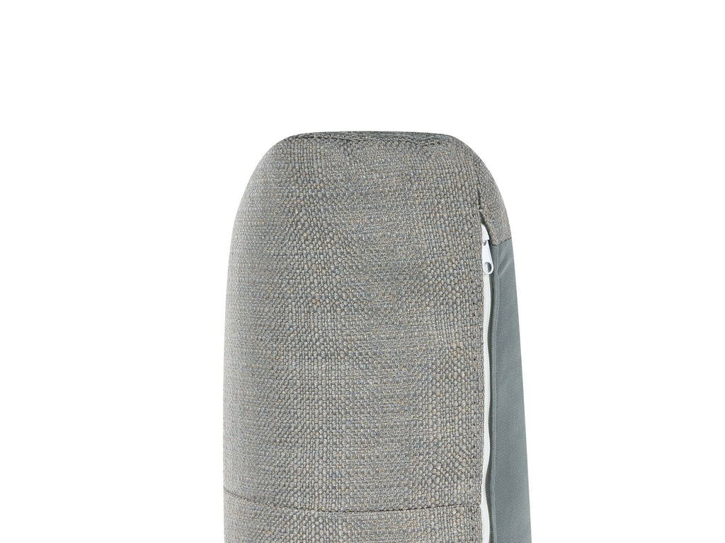 Sofa Bed SIRO Fabric Grey with Storage 3 Seater Left Hand