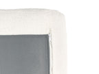 Sofa Bed SIRO Boucle Off-White with Storage 3 Seater Left Hand