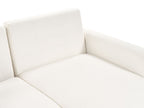 Sofa Bed SIRO Boucle Off-White with Storage 3 Seater Left Hand