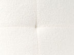 Sofa Bed SIRO Boucle Off-White with Storage 3 Seater Left Hand