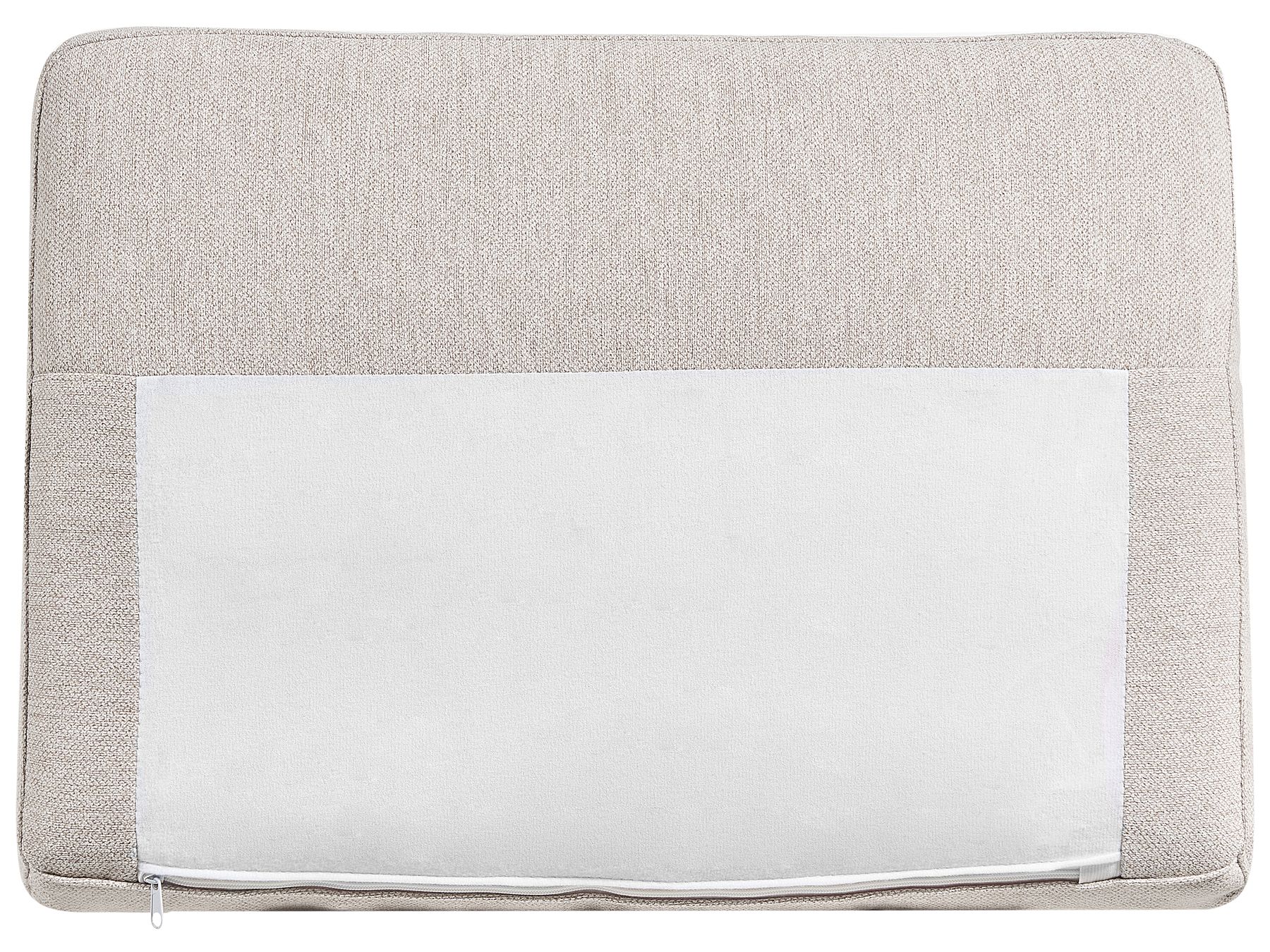 Corner Sofa BREDA Fabric Light Beige 4 Seater Left Hand