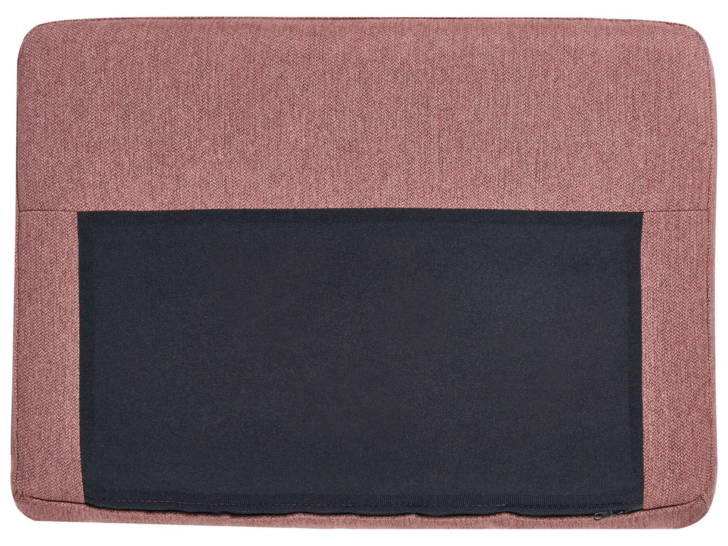 Corner Sofa BREDA Fabric Pink 4 Seater Right Hand