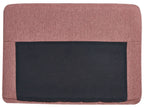 Corner Sofa BREDA Fabric Pink 4 Seater Right Hand