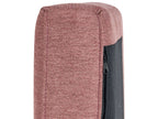 Corner Sofa BREDA Fabric Pink 4 Seater Left Hand