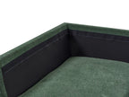 Corner Sofa BREDA Fabric Dark Green 4 Seater Right Hand