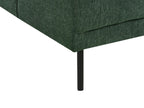 Corner Sofa BREDA Fabric Dark Green 4 Seater Right Hand