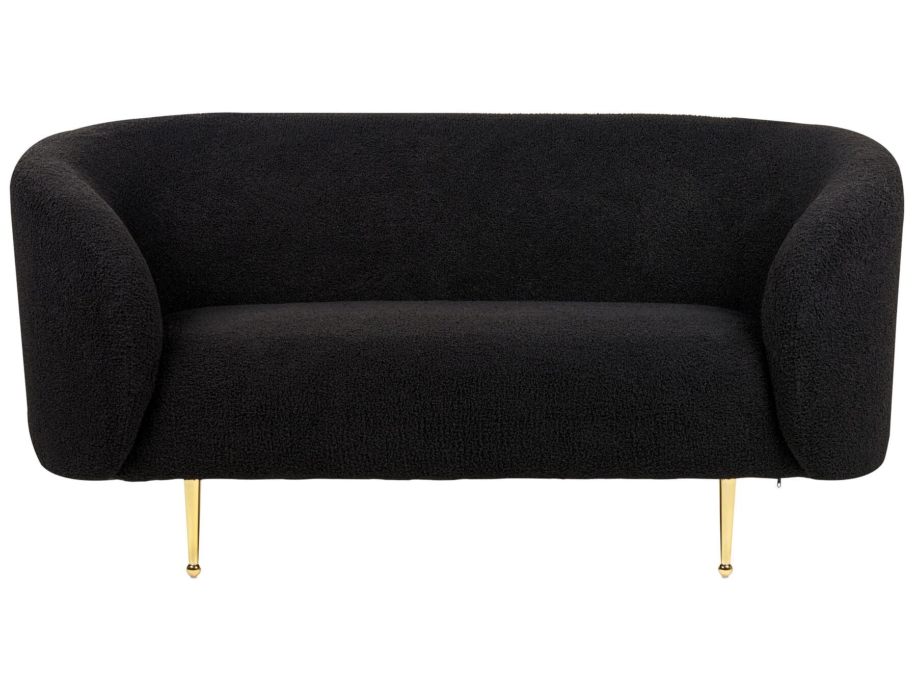 2 Seater Boucle Sofa Black LOEN