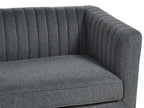 3 Seater Fabric Sofa Dark Grey SKAULE