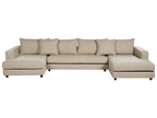 Corner Sofa LILVIKEN Fabric Beige 5 Seater