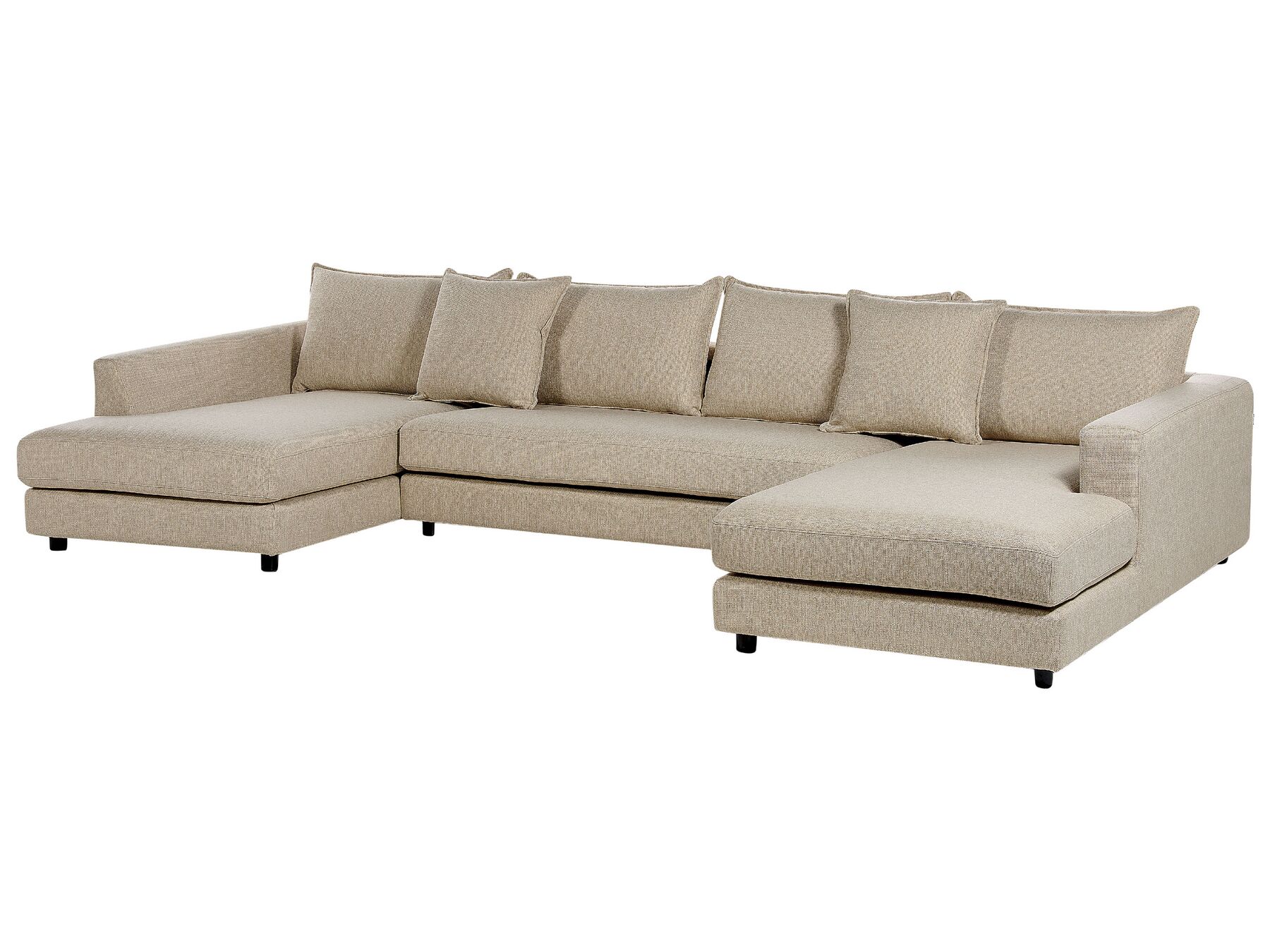 Corner Sofa LILVIKEN Fabric Beige 5 Seater