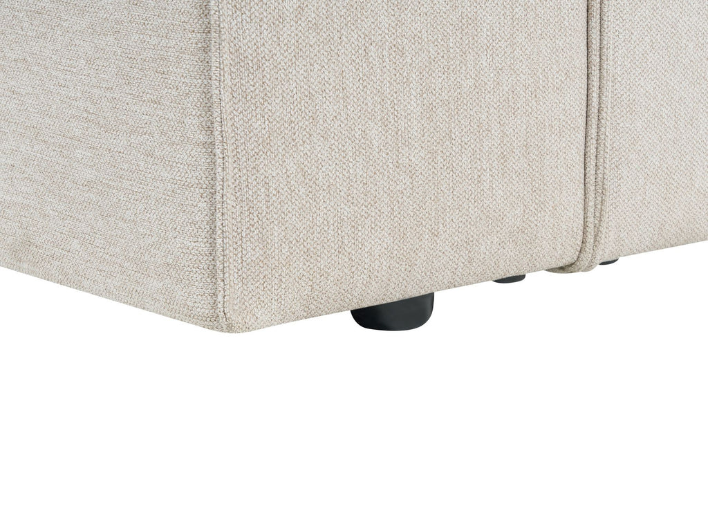 Left Hand 3 Seater Corner Sofa Beige VERNON