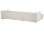 Right Hand 3 Seater Corner Sofa Beige VERNON