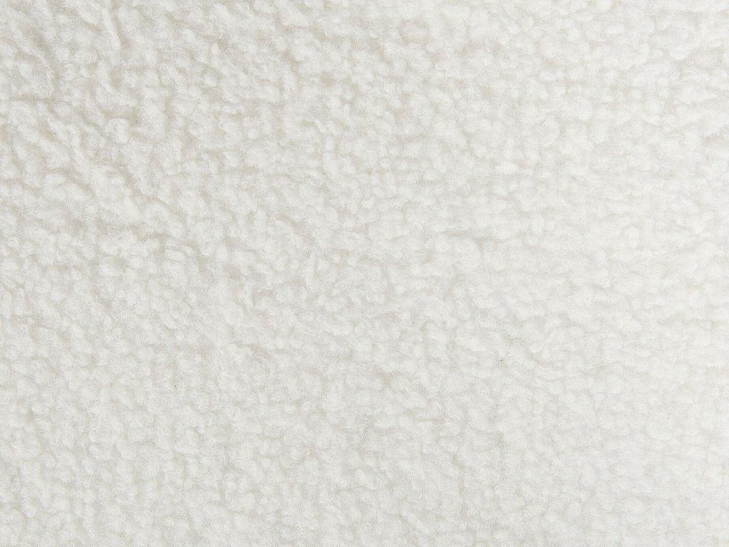 Boucle Sofa with Ottoman White TONSBERG