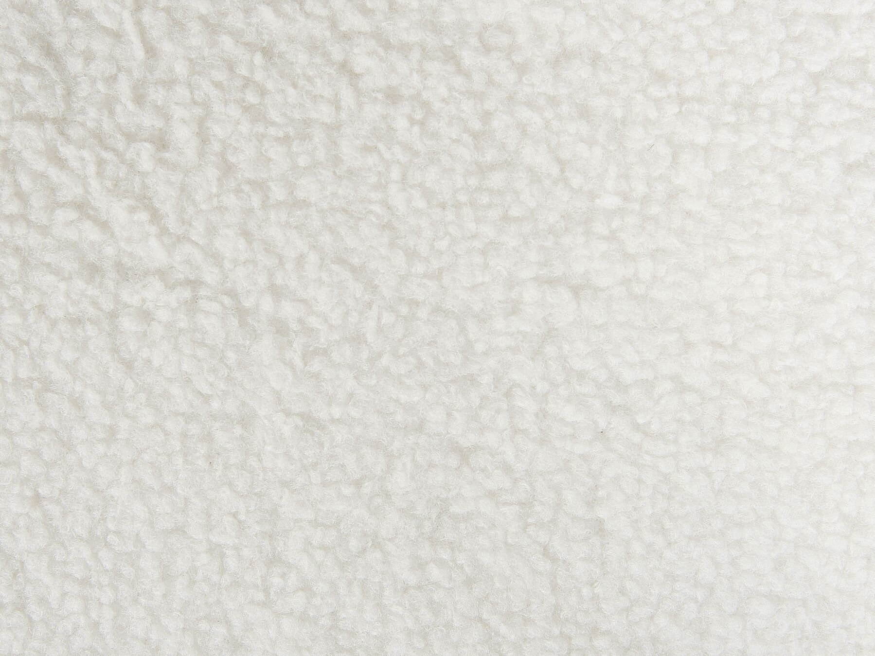 Boucle Sofa with Ottoman White TONSBERG