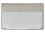 Corner Sofa NORA Fabric Beige 3 Seater Right Hand