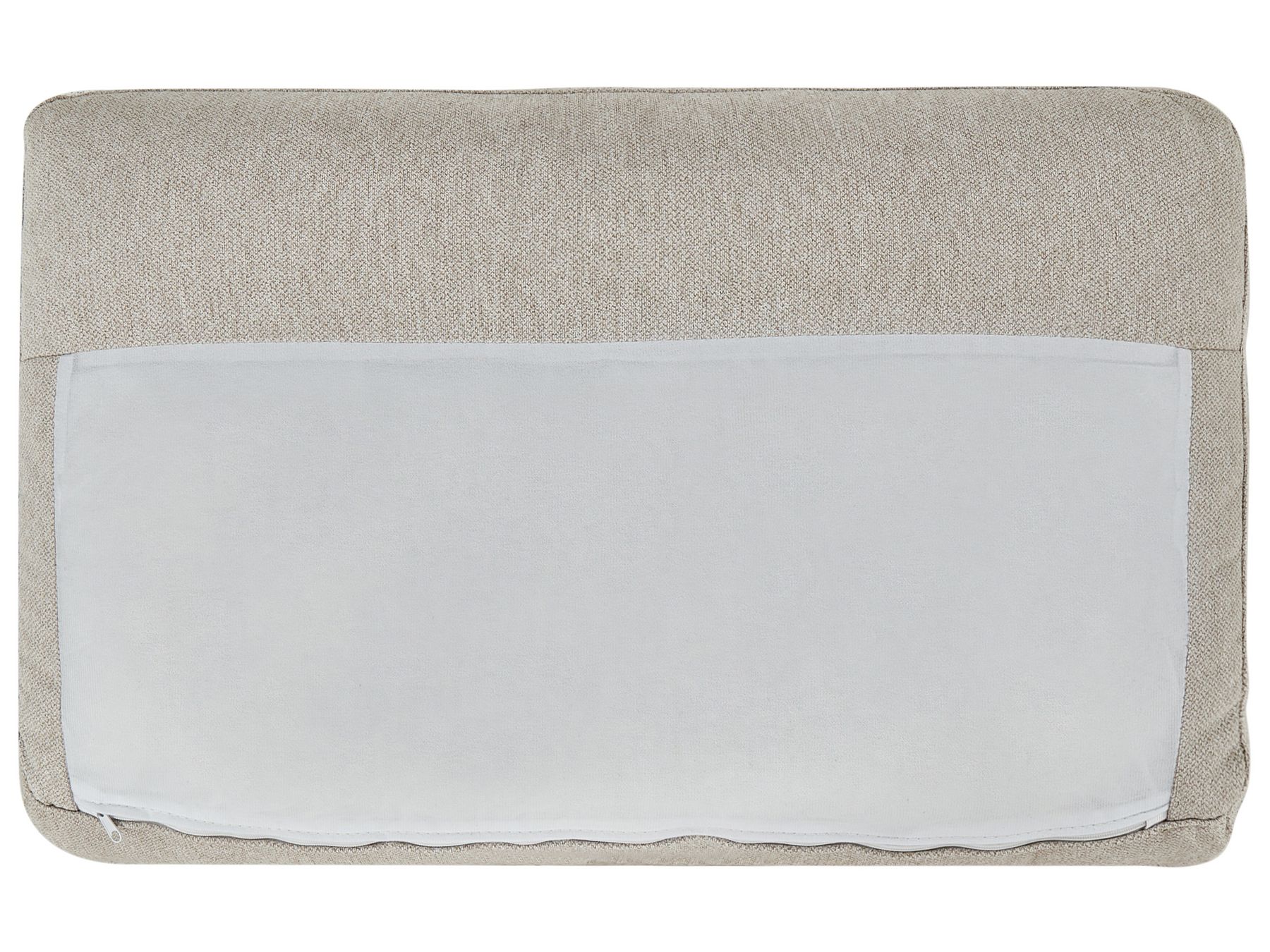 Corner Sofa NORA Fabric Beige 3 Seater Right Hand