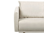 3 Seater Fabric Sofa Beige MAURA