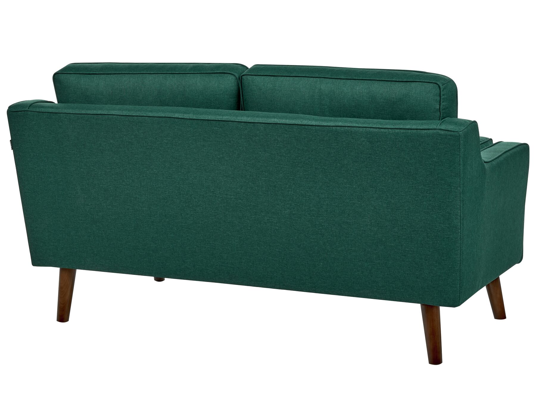 2 Seater Fabric Sofa Dark Green LOKKA