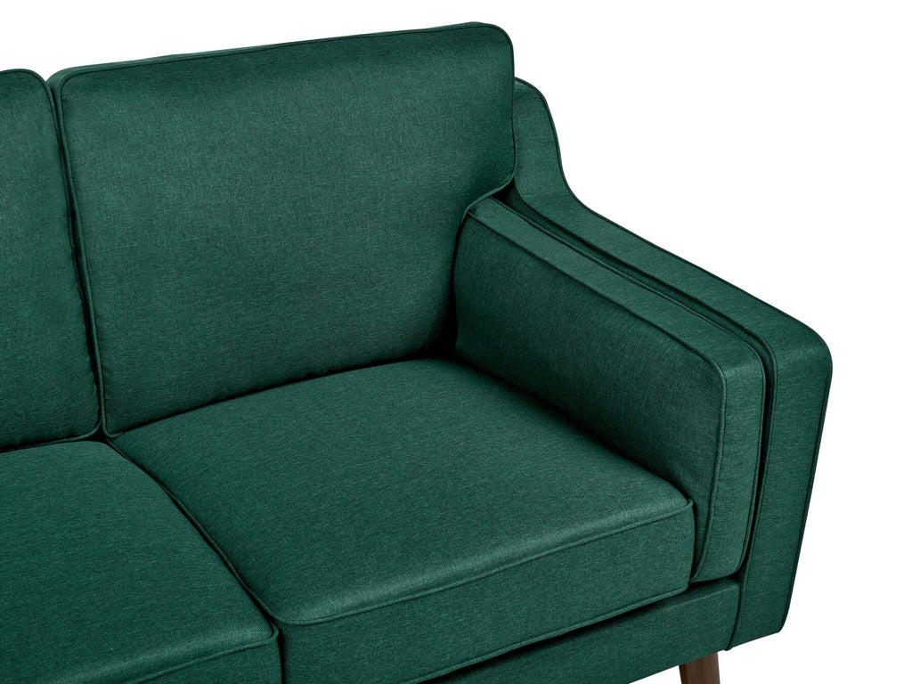 2 Seater Fabric Sofa Dark Green LOKKA