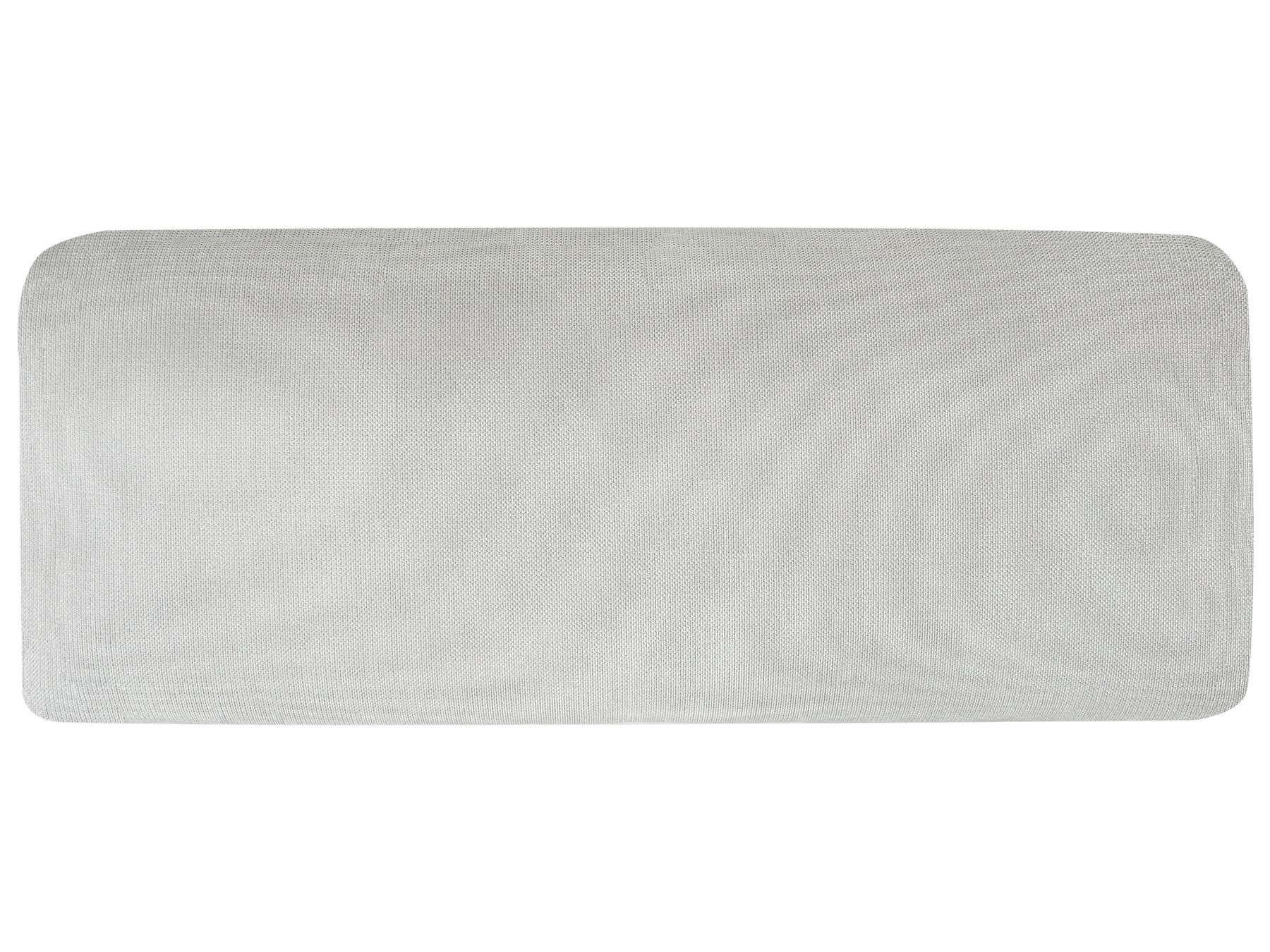 Corner Sofa MALOY Chenille Light Grey 3 Seater Right Hand
