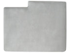 Corner Sofa MALOY Chenille Light Grey 3 Seater Right Hand