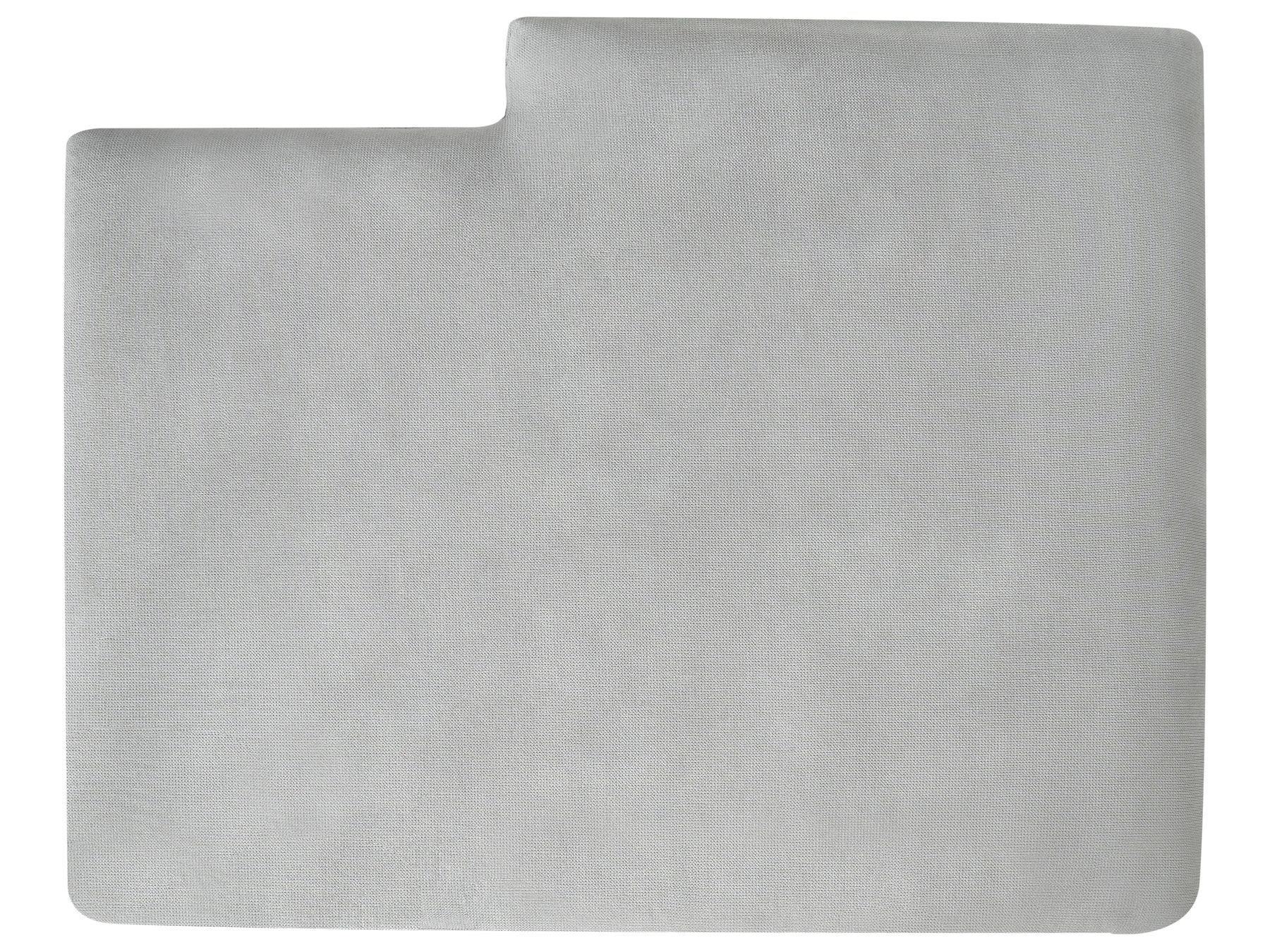Corner Sofa MALOY Chenille Light Grey 3 Seater Right Hand