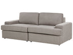 3 Seater Fabric Sofa Taupe ALLA