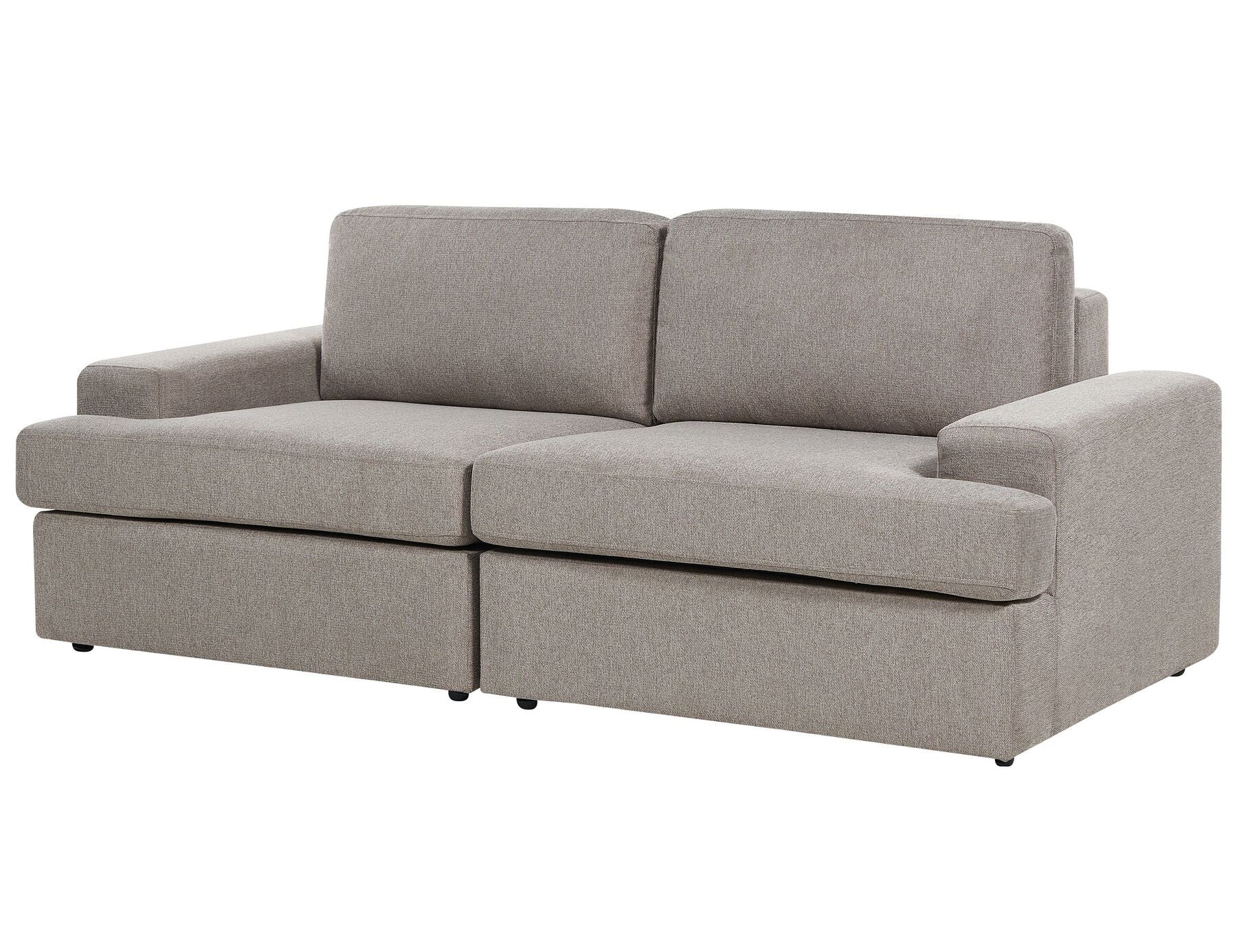 3 Seater Fabric Sofa Taupe ALLA