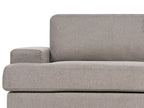 3 Seater Fabric Sofa Taupe ALLA