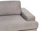 3 Seater Fabric Sofa Taupe ALLA