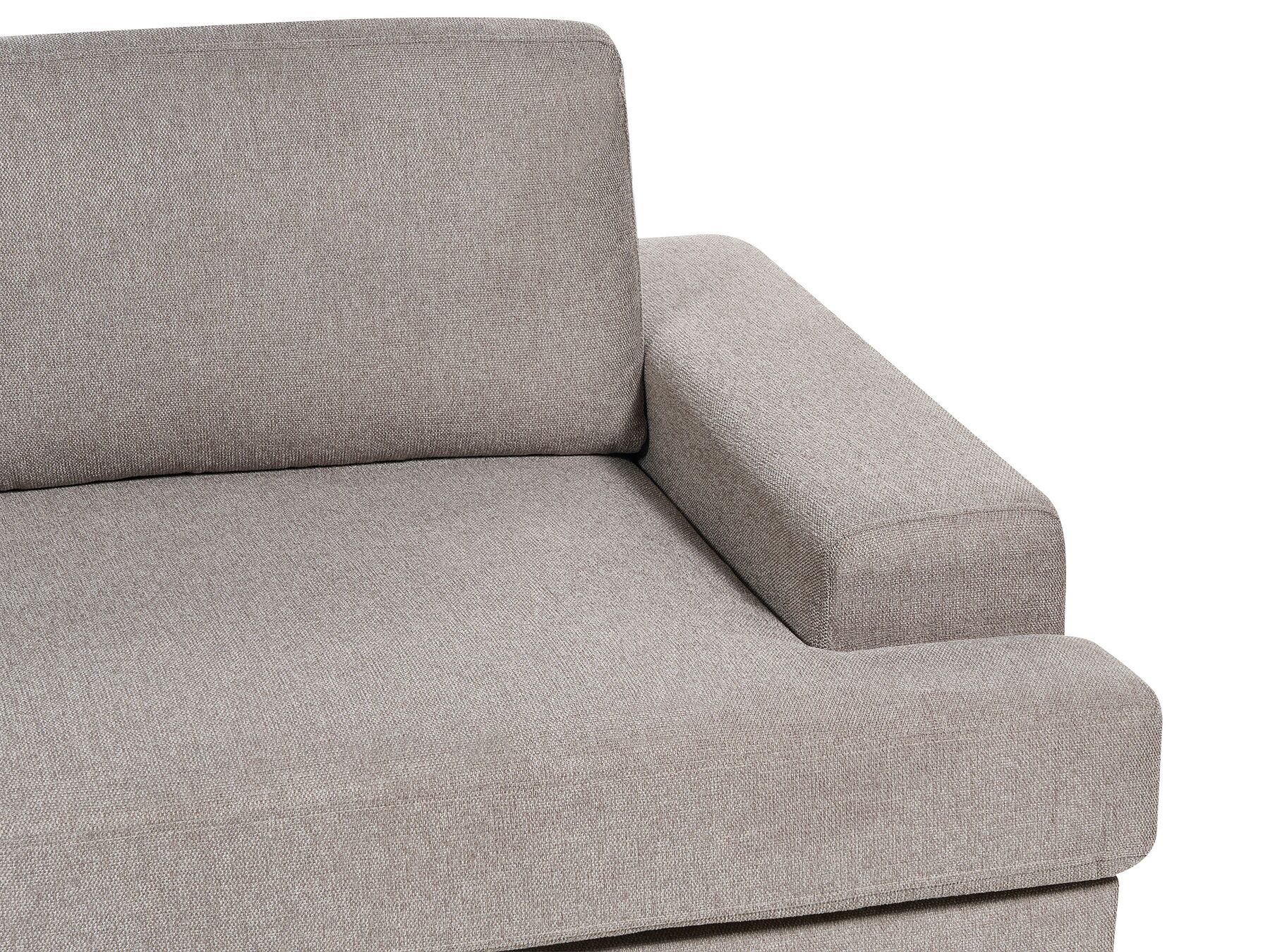 3 Seater Fabric Sofa Taupe ALLA