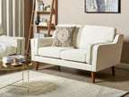 Sofa LOKKA Fabric Off-White 2 Seater