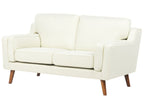 Sofa LOKKA Fabric Off-White 2 Seater