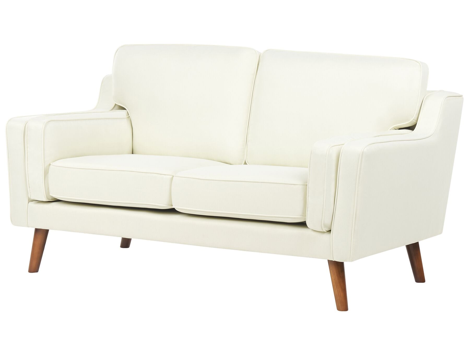 Sofa LOKKA Fabric Off-White 2 Seater